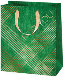 Cardex Zöld, For You felirattal közepes méretű prémium ajándéktáska 18x10x23cm (33889) - jatekshop