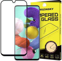 Samsung Galaxy A71 / Note 10 lite karcálló edzett üveg TELJES KÉPERNYŐS FEKETE Tempered Glass kijelzőfólia kijelzővédő fólia kijelző védőfólia eddzett SM-A715F