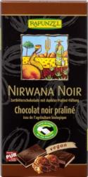  Ciocolata nirwana neagra cu praline 55% cacao vegana bio 100g Rapunzel