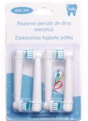 Pebadent Rezerve periuta de dinti electrica Pebadent Sensitive, compatibil cu Oral-B, 4 buc
