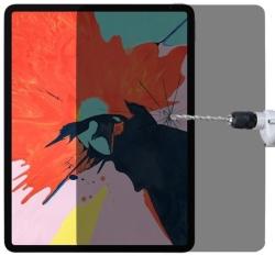 Temp-glass065302 Apple iPad Pro 12.9 (2018) matt fekete betekintésvédelemmel ellátott karcálló, ütésálló kijelzővédő üvegfólia, 9H tempered glass, törlőkendővel (Betekintésgátló) (Temp-glass065302)