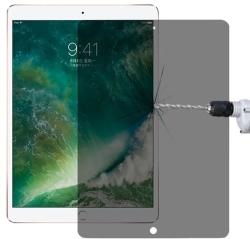 Temp-glass065303 Apple iPad Pro 10.5 (2017) / iPad Air (2019) matt fekete betekintésvédelemmel ellátott karcálló, ütésálló kijelzővédő üvegfólia, 9H tempered glass, törlőkendővel (Betekintésgátló) (Te