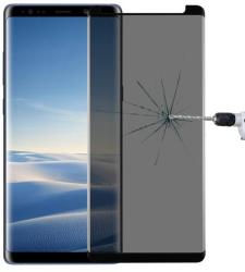 Temp-glass065229 Samsung Galaxy Note 8 fekete betekintésvédelemmel ellátott karcálló, ütésálló kijelzővédő üvegfólia, 9H tempered glass, törlőkendővel (Betekintésgátló) (Temp-glass065229)