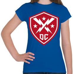 printfashion Def club - Női póló - Királykék (2281969)