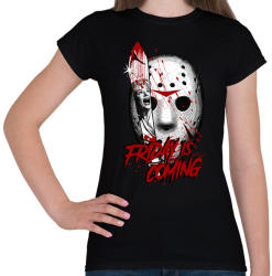 printfashion A péntek közeleg - Női póló - Fekete (2299785)