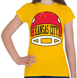 printfashion Kansas city - Női póló - Sárga (2286423)