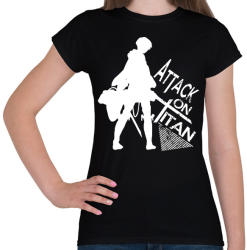 printfashion Attack on Titan - Női póló - Fekete (2274766)