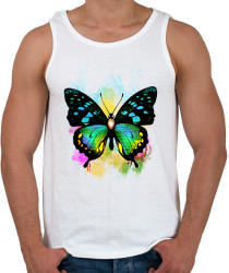 printfashion colorful butterfly - Férfi atléta - Fehér (2272230)