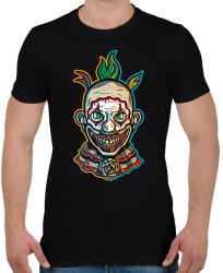 printfashion AHS - Clown - Férfi póló - Fekete (2278037)