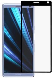 Temp-glass631124 Sony Xperia XA3 3D-teljes lefedettséget biztosító Karcálló, ütésálló kijelzővédő üvegfólia, 9H tempered glass, törlőkendővel (Temp-glass631124)