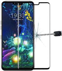 Temp-glass630955 LG V50 ThinQ 3D-teljes lefedettséget biztosító Karcálló, ütésálló kijelzővédő üvegfólia, 9H tempered glass, törlőkendővel (Temp-glass630955)