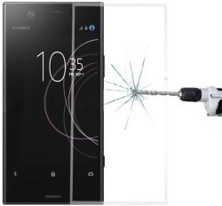Temp-glass631210 Sony Xperia XZ1 Compact átlátszó 3D-teljes lefedettséget biztosító Karcálló, ütésálló kijelzővédő üvegfólia, 9H tempered glass, törlőkendővel (Temp-glass631210)