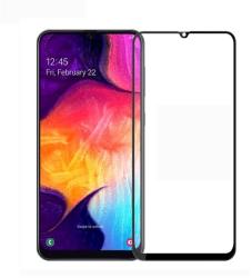  Temp-glass630968 Samsung Galaxy A50 fekete 3D-teljes lefedettséget biztosító Karcálló, ütésálló kijelzővédő üvegfólia, 9H tempered glass, törlőkendővel (Temp-glass630968)