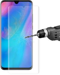 Temp-glass631134 Huawei P30 Pro átlátszó 3D-teljes lefedettséget biztosító Karcálló, ütésálló kijelzővédő üvegfólia, 9H tempered glass, törlőkendővel (Temp-glass631134)