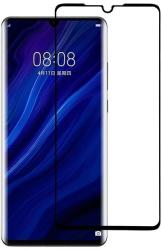 Temp-glass630954 Huawei P30 Lite 3D-teljes lefedettséget biztosító Karcálló, ütésálló kijelzővédő üvegfólia, 9H tempered glass, törlőkendővel (Temp-glass630954)