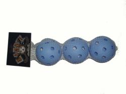 Acito Floorball labda szett Bandit, 3 db-os szett kék szín, szabvány méret