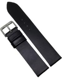 Banda Curea Ceas „Hand-Made din Piele Neagră - Eleganță Artizanală pentru Dimensiuni Speciale (17mm - 25mm) (WZ292)