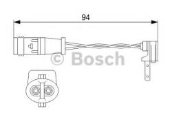 Bosch Senzor de avertizare, uzura placute de frana MERCEDES GLA-CLASS (X156) (2013 - 2016) BOSCH 1 987 474 553