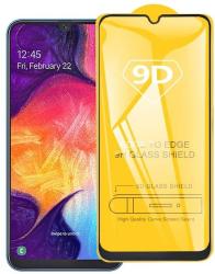 Temp-glass631573 Samsung Galaxy A20s teljes lefedettséget biztosító Karcálló, ütésálló kijelzővédő üvegfólia kerettel, tempered glass, törlőkendővel (Temp-glass631573)