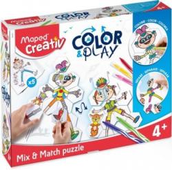 Maped Set Creativ Color & Play Puzzle Maped 907001 (907001)