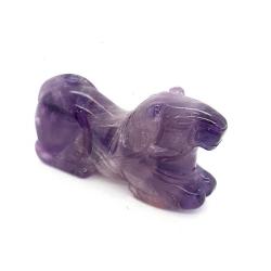  Cal - Figurina din Ametist Natural - 55 x 29 x 16 mm