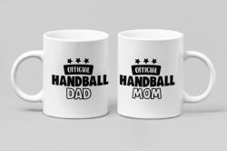 Official handball mom & dad páros bögre
