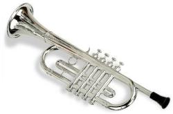 Reig Musicales Trompeta metalizata, 4 note Reig Musicales (RG283) Instrument muzical de jucarie