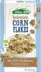  Fulgi din hrisca si porumb fara gluten bio 250g Allos