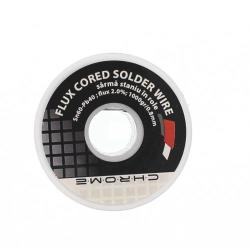 CHROME Fludor 1000gr 0.8mm Sn60 Pb40 flux 2% Chrome (TIN-1000GR/0.8MM-CHR) - sogest