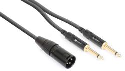 Power Dynamics Cablu XLR tata - 2x Jack mono 6.3mm tata 1.5m PD Connex CX56-1 (177.150)