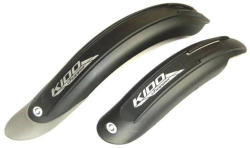 Simpla Kido SDL felpattintható műanyag sárvédő szett 20 colos kerékpárokhoz, 65 mm, fekete