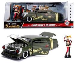 Jada Toys DC Comics: Harley Quinn figura és 1951 Mercury fém autómodell 1:24 (253255005)
