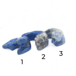 Tigru - Figurina din Lapis Lazuli - 45-52 x 20-27 x 24-26 mm