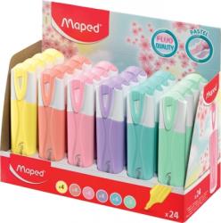 Maped Textmarker Fluo Peps Classic Pastel display 24 buc/set Maped 742538 (742538)