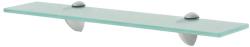 vidaXL Raft suspendat din sticlă, 50 x 10 cm, 8 mm (243756) Raft