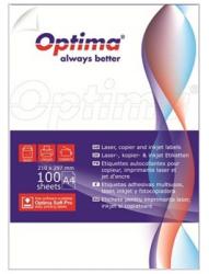 OPTIMA Etichete albe autoadezive 2/A4, 105 x 297 mm, 100 coli/top, Optima (OP-402105297) - ihtis