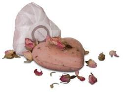  Bioemsan szív alakú rózsa sószappan - thegreenlove