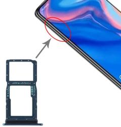 tel-szalk-017412 Huawei P smart Z / Y9 Prime (2019) zöld SIM & SD kártya tálca (tel-szalk-017412)
