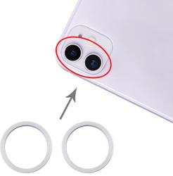 tel-szalk-017555 Apple iPhone 11 hátlapi kamera lencse keret ezüst (tel-szalk-017555)