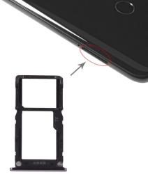 tel-szalk-017317 Xiaomi Mi 8 Lite fekete SIM & SD kártya tálca (tel-szalk-017317)
