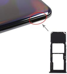 tel-szalk-017495 Samsung Galaxy A70 fekete SIM & SD kártya tálca (1 SIM kártyás telefonokhoz) (tel-szalk-017495)