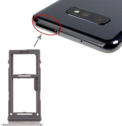 tel-szalk-017516 Samsung Galaxy S10 / S10 Plus / S10e fehér SIM & SD kártya tálca (tel-szalk-017516)
