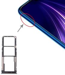 tel-szalk-017430 Xiaomi Redmi Note 8 ezüst SIM & SD kártya tálca (tel-szalk-017430)