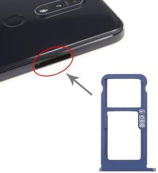 tel-szalk-017441 Nokia 7.1 kék SIM & SD kártya tálca (tel-szalk-017441)