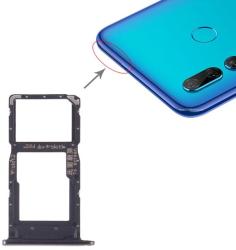  tel-szalk-017325 Huawei P smart Plus (2019) fekete SIM & SD kártya tálca (tel-szalk-017325)