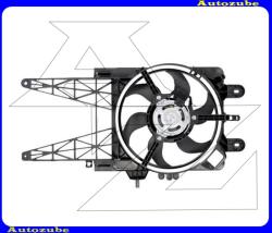 FIAT PUNTO 2 CLASSIC 2003.07-2007.12 /188/ Hűtőventill. komplett 315mm/200W "1.2/16V" Klímás-ovál csatlakozós 809-0023