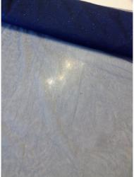  Glitteres tüll sötétkék
