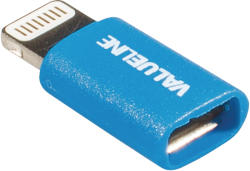 Valueline Adaptor iPhone Lightning tata - micro USB mama albastru Valueline (VLMP39901L)