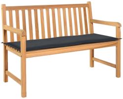 vidaXL Pernă de bancă de grădină antracit 120x50x3 cm textil oxford (43190)