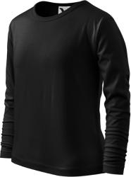 MALFINI Tricou copii, cu maneca lunga, Fit-T LS, negru (12101)